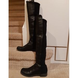Stuart Weizman The 50/50 Boot in Leather